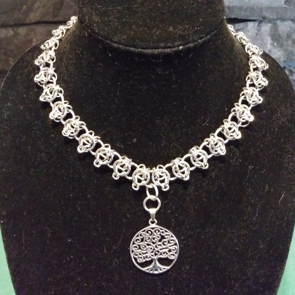 **SALE PRICE** Celtic Visions Necklace w/Tree of Life Pendant by: Deena - Picture 1 of 10